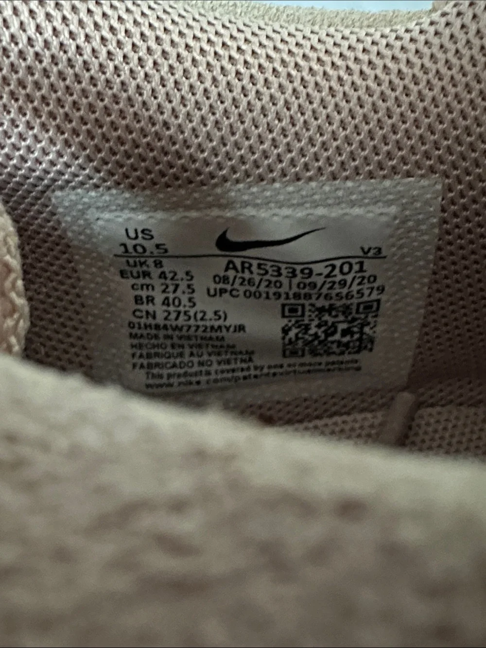Nike (WMNS) Nike Air Force 1 - Sage Low 'Particle Beige'